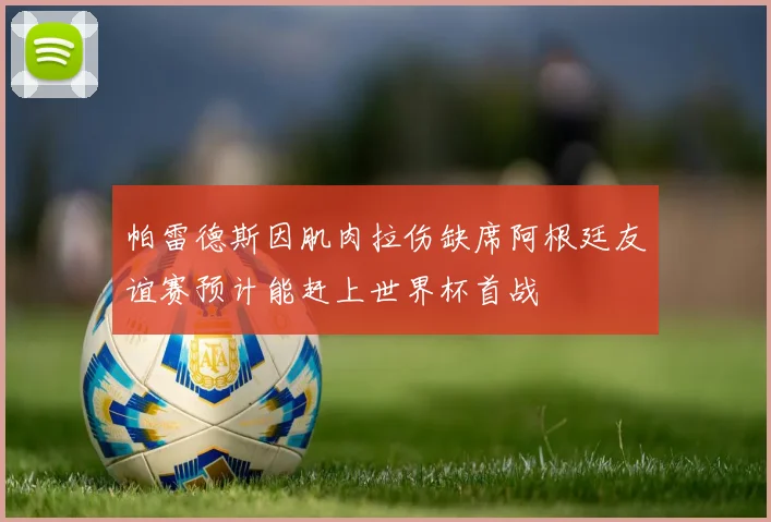 帕雷德斯因肌肉拉伤缺席阿根廷友谊赛预计能赶上世界杯首战